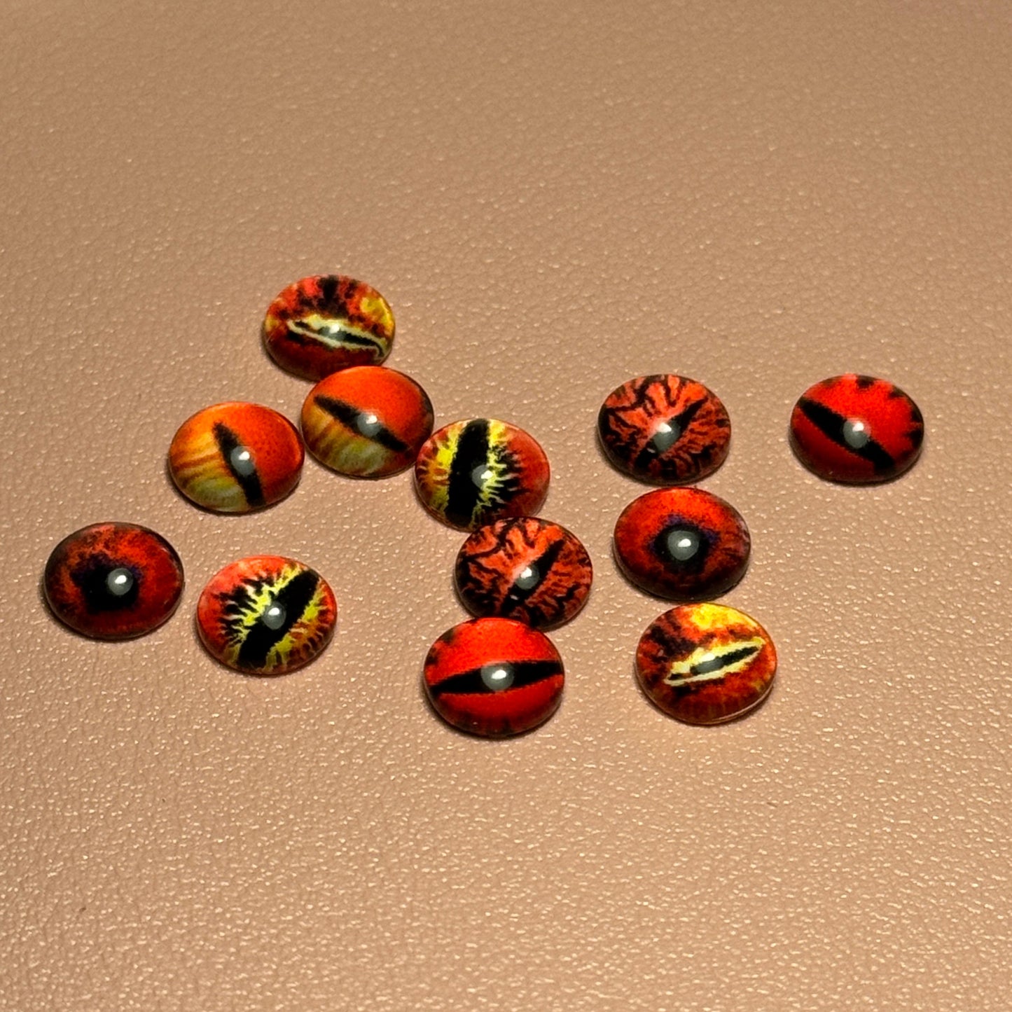 Awoken Beast 3D Eye - Individual Nail, Cosplay, Press On Nails Set, Theme Park Nails, Nerdy Press On Nails, Alternative Nails