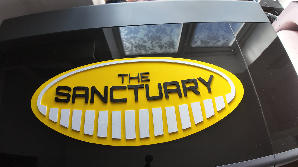"The Sanctuary" Sign