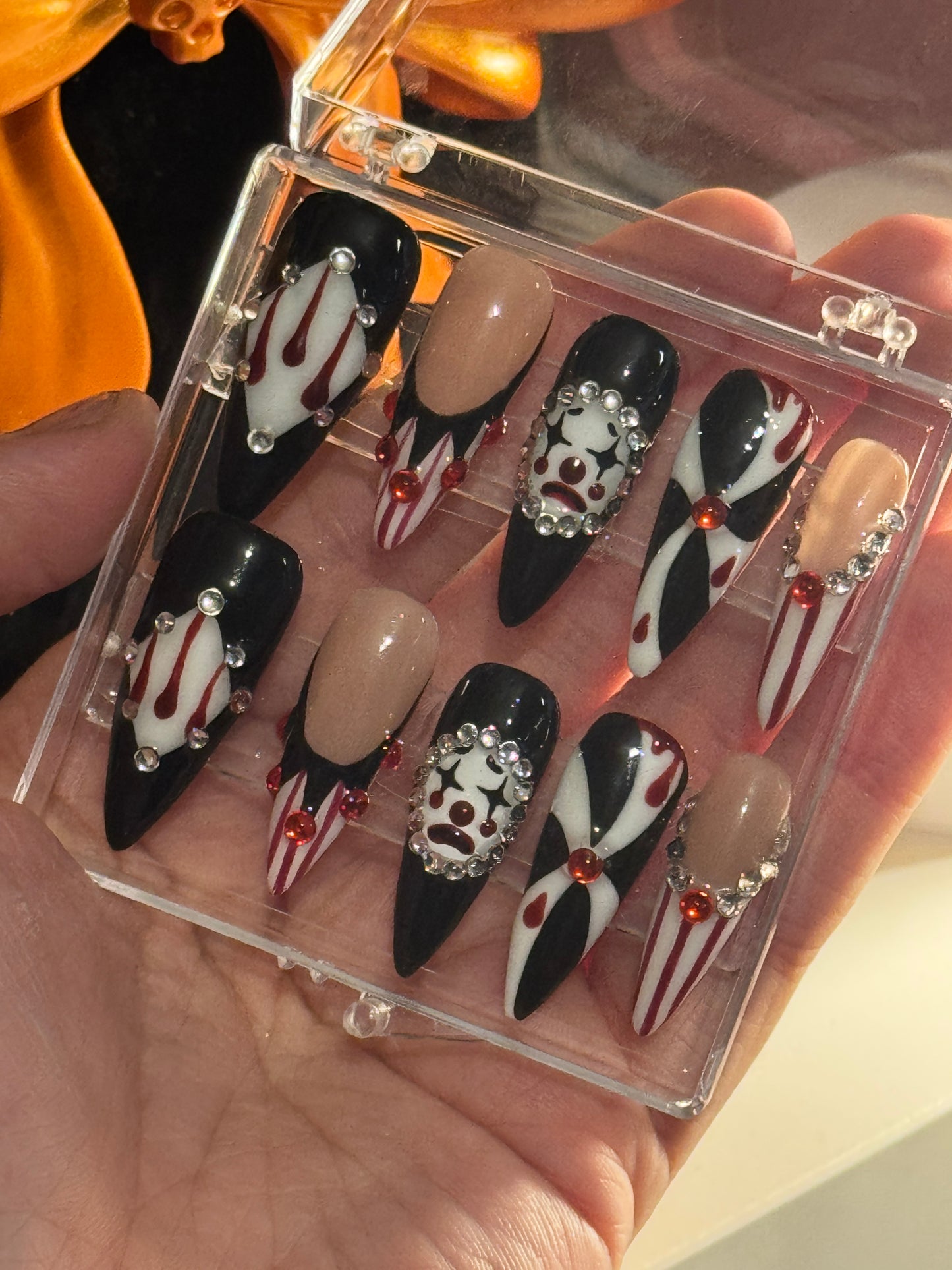 Custom Order - Press On Nails Set, Custom Press Ons, Bespoke Nails, Handmade Press On Nails, UK Based Press On Nails