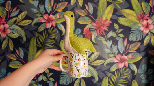 Christmas Nessie Mug