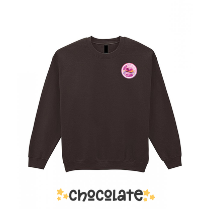 Cosy Coaster Club Sweatshirt (Pocket Print), Theme Park Apparel, Theme Park Sweatshirt, Plus Size, Rollercoaster Clothes, Rollercoaster Enthusiast Merch