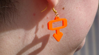 Don't Look Down Earrings