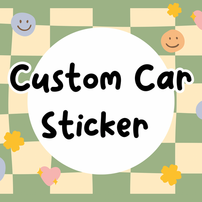 Custom Car Sticker, Car Bumper Sticker, Rollercoaster Enthusiast Gift, Campervan Stickers, Travel Sticker, Mirror Decal