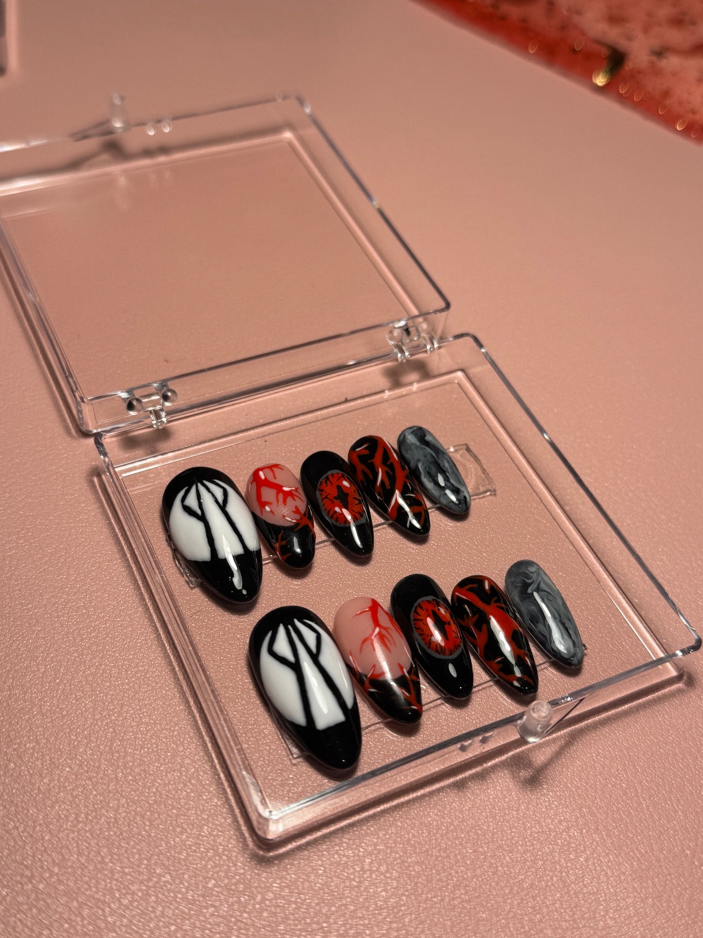 Awoken Beast - Press On Nails Set, Theme Park Nails, Nerdy Press On Nails, Alternative Nails