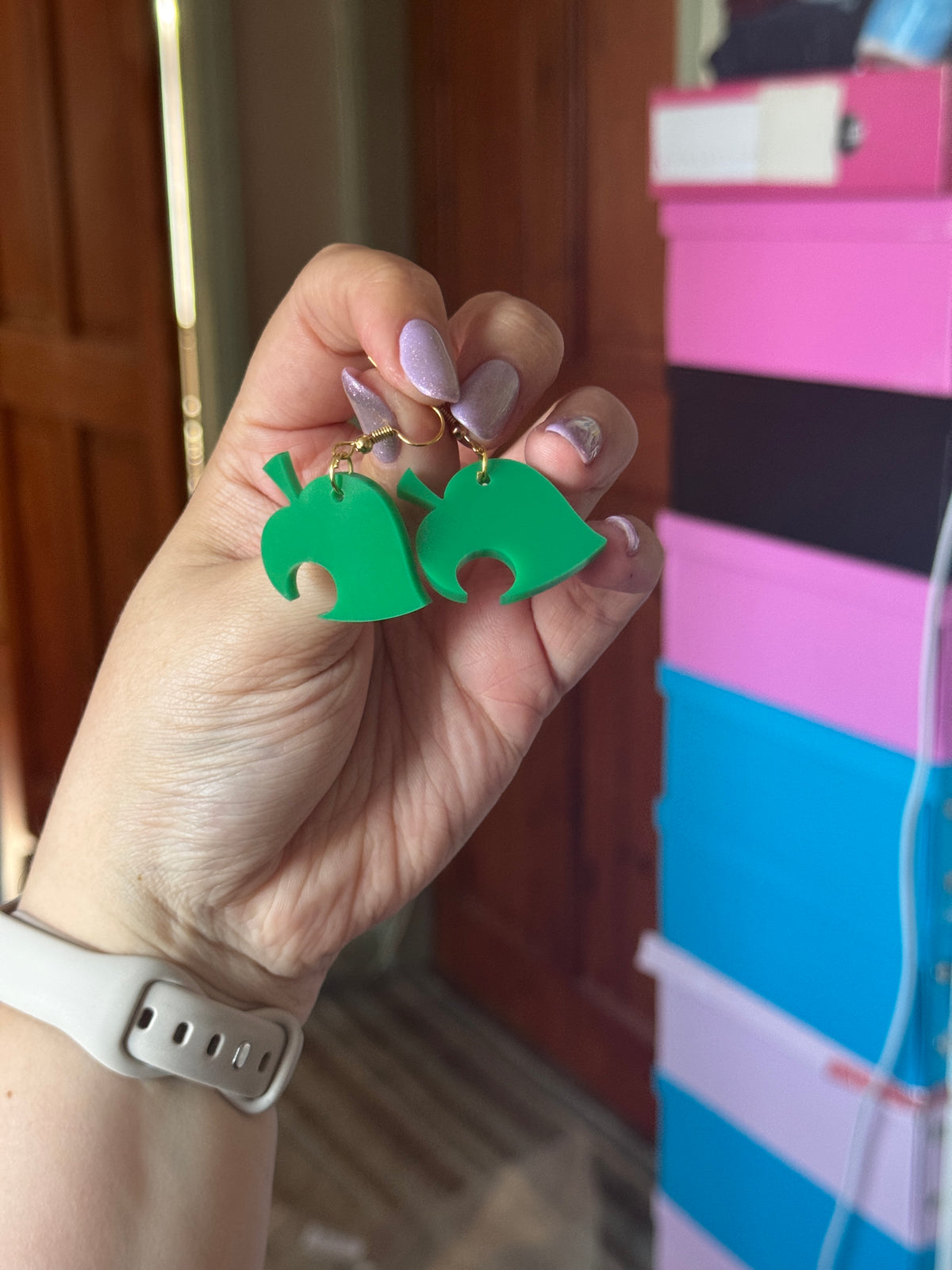 Animal Crossing Leaf Earrings