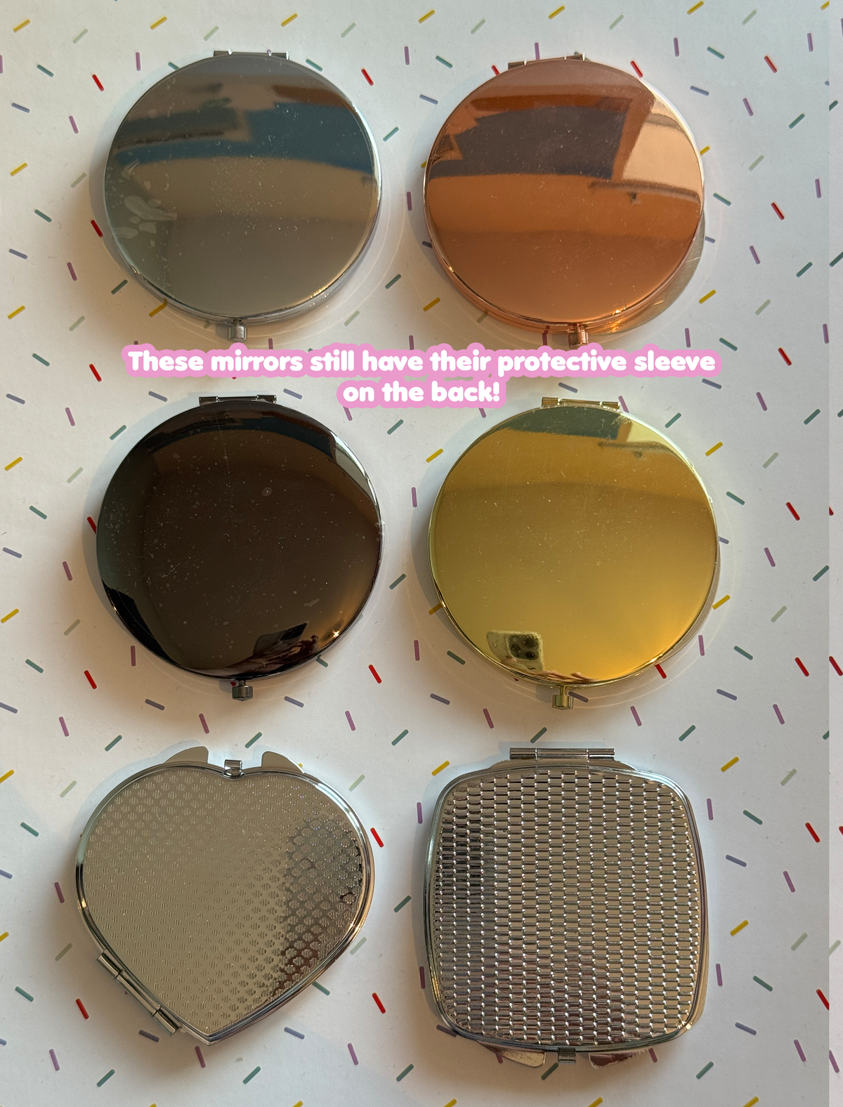 "Cosy Coaster Club" Pocket Mirror