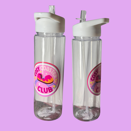 "Cosy Coaster Club" Water Bottle