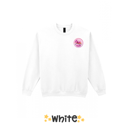 Cosy Coaster Club Sweatshirt (Pocket Print), Theme Park Apparel, Theme Park Sweatshirt, Plus Size, Rollercoaster Clothes, Rollercoaster Enthusiast Merch