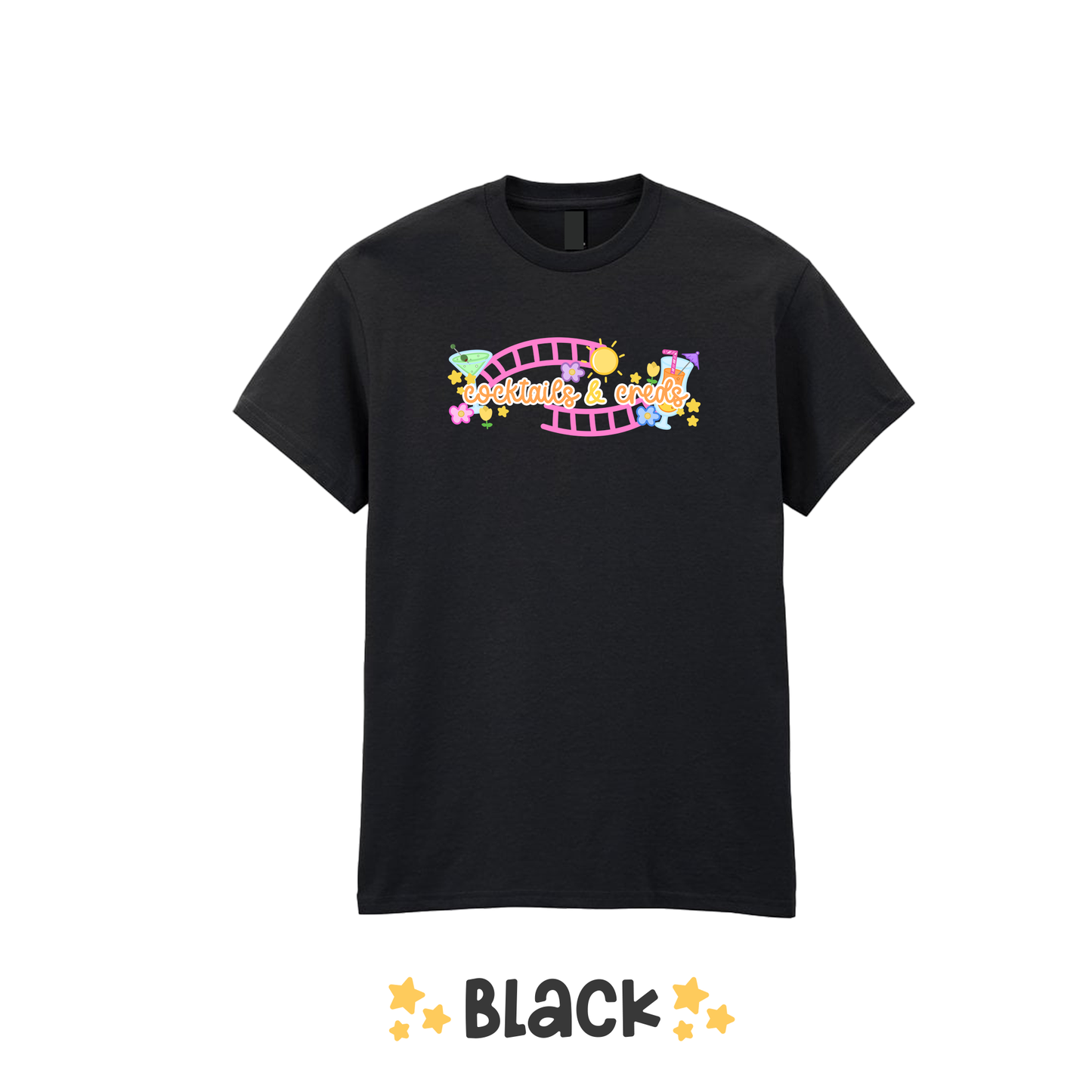 "Cocktails & Creds" T-Shirt