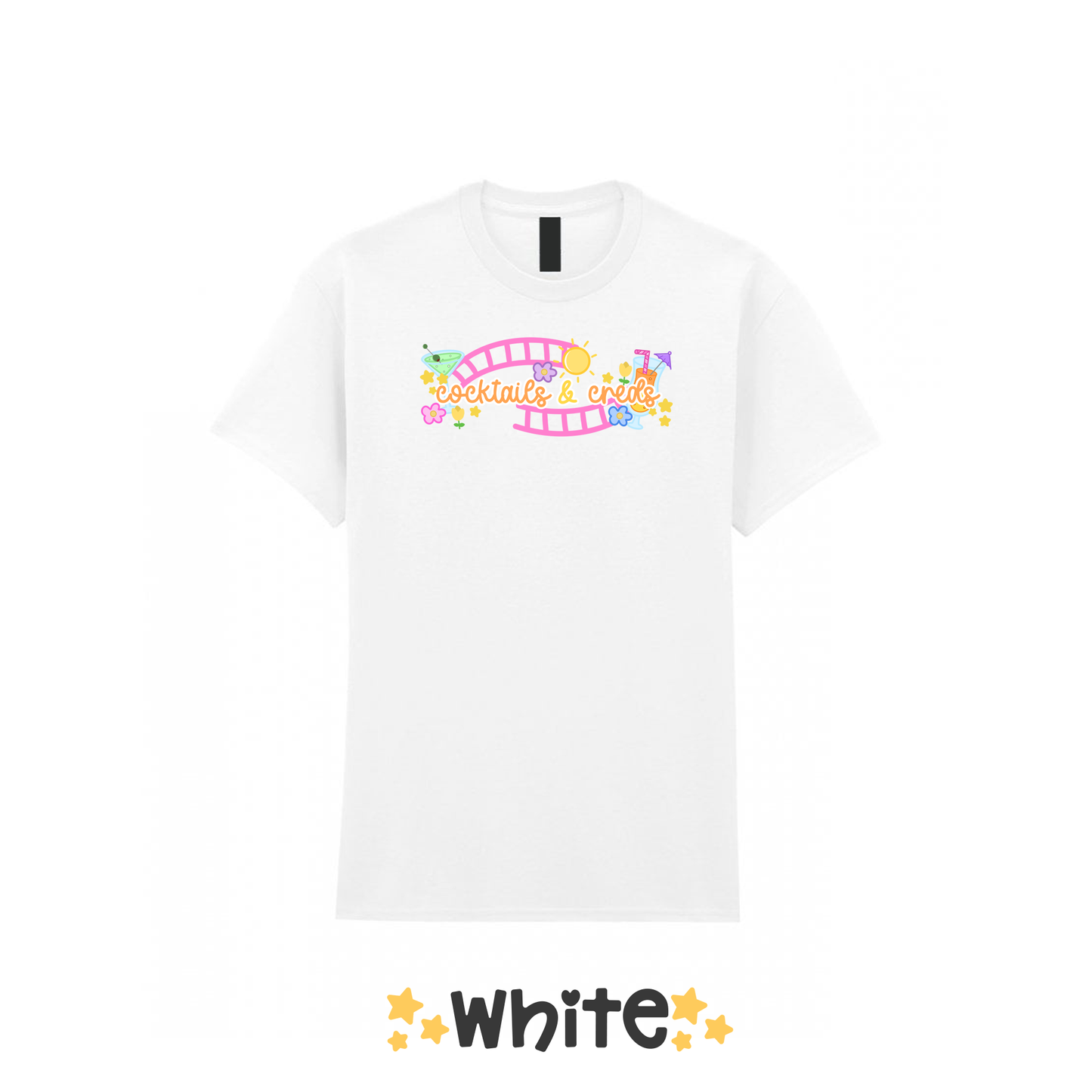 "Cocktails & Creds" T-Shirt