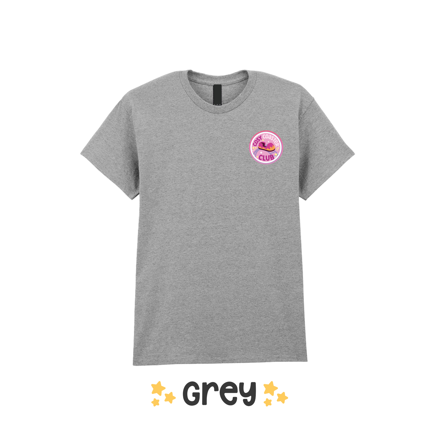 "Cosy Coaster Club" T-Shirt (Pocket Print)