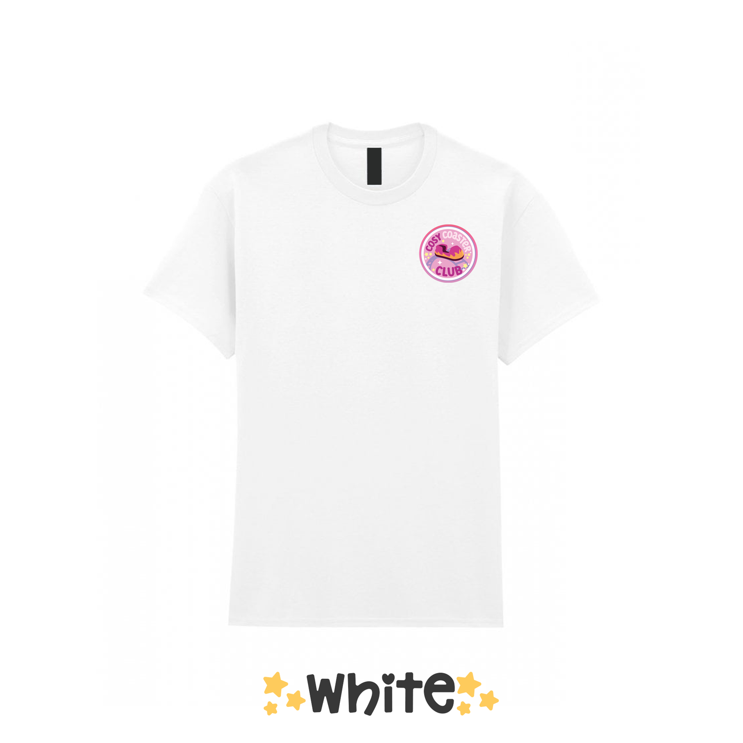 "Cosy Coaster Club" T-Shirt (Pocket Print)