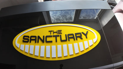 "The Sanctuary" Sign