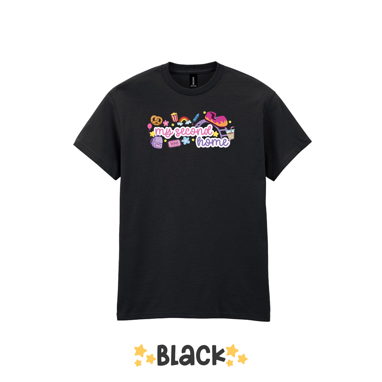 "My Second Home" Theme Park T-Shirt