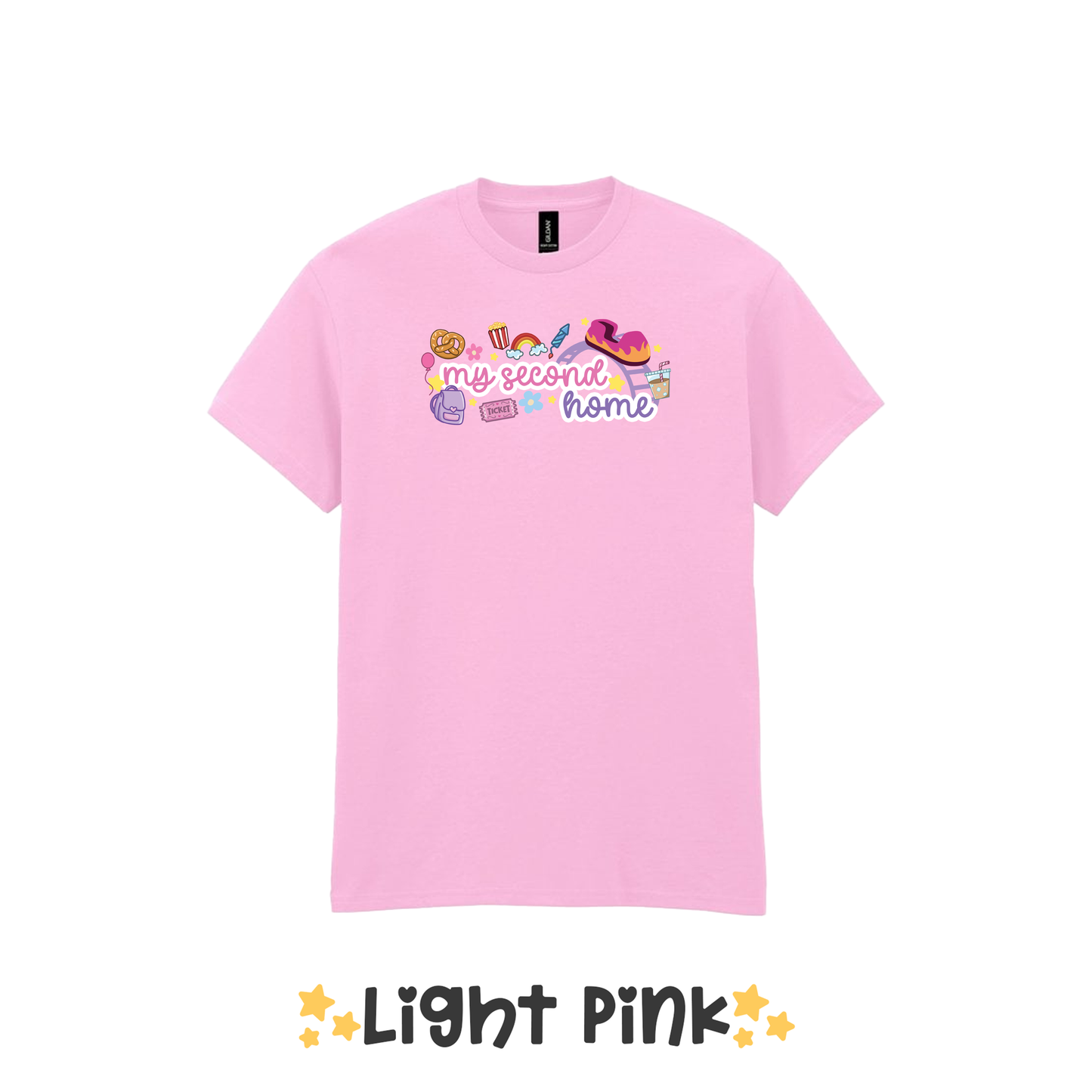 "My Second Home" Theme Park T-Shirt