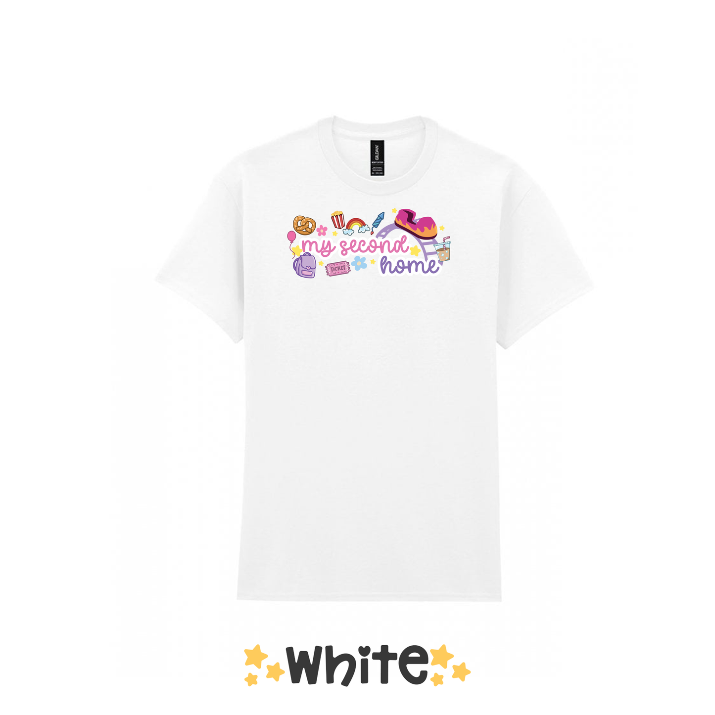 "My Second Home" Theme Park T-Shirt