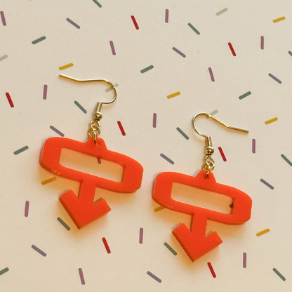 Don't Look Down Earrings