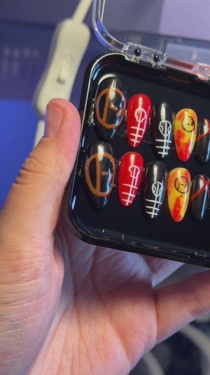 Custom Order - Press On Nails Set, Custom Press Ons, Bespoke Nails, Handmade Press On Nails, UK Based Press On Nails