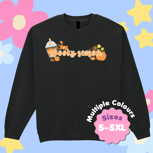 Spooky Season Sweatshirt, Theme Park Apparel, Theme Park Sweatshirt, Plus Size, Rollercoaster Clothes, Rollercoaster Enthusiast Merch