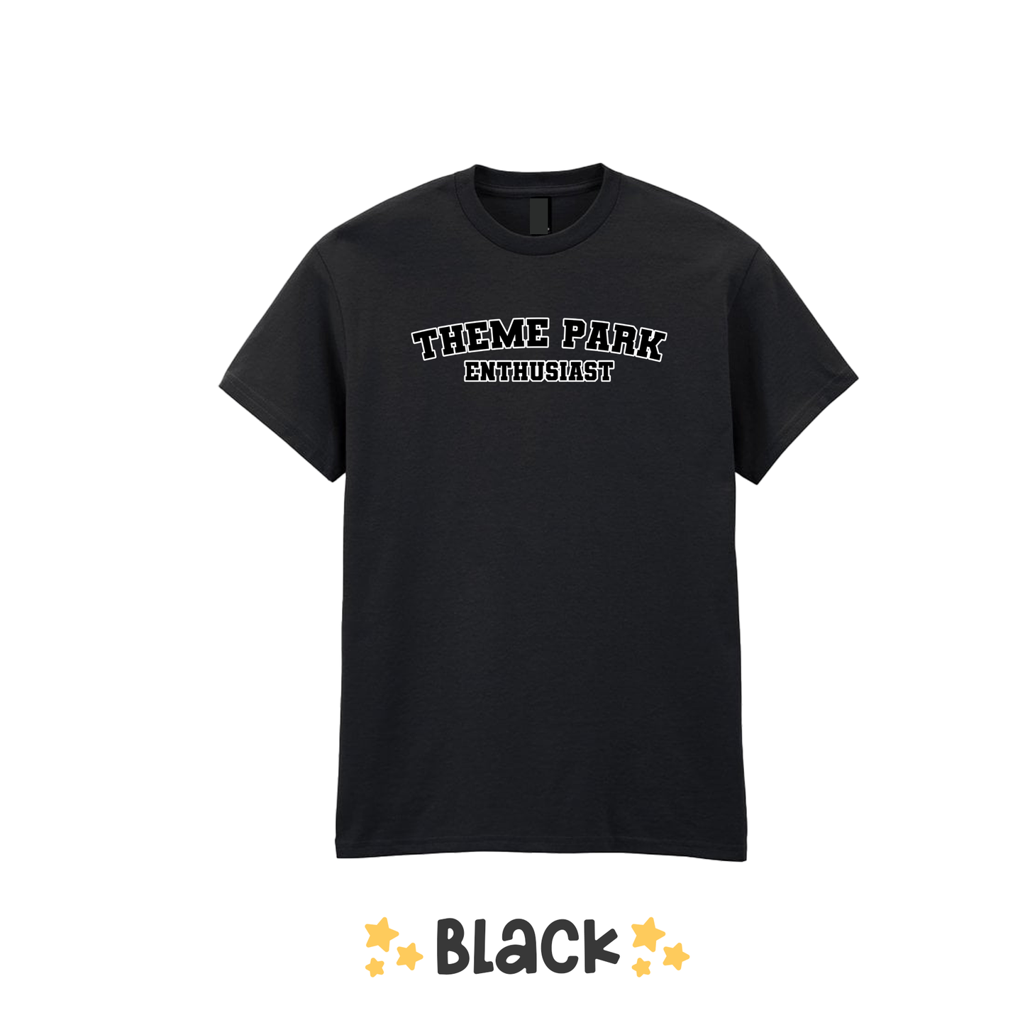 Varsity "Theme Park Enthusiast" T-Shirt
