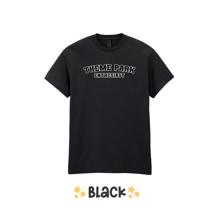 Varsity "Theme Park Enthusiast" T-Shirt