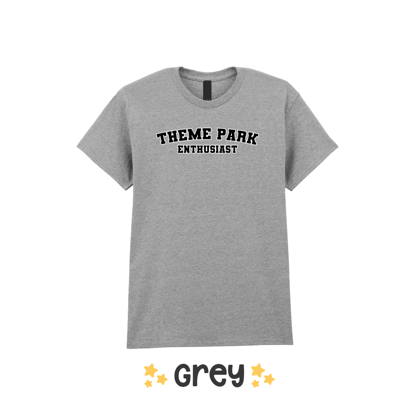 Varsity "Theme Park Enthusiast" T-Shirt