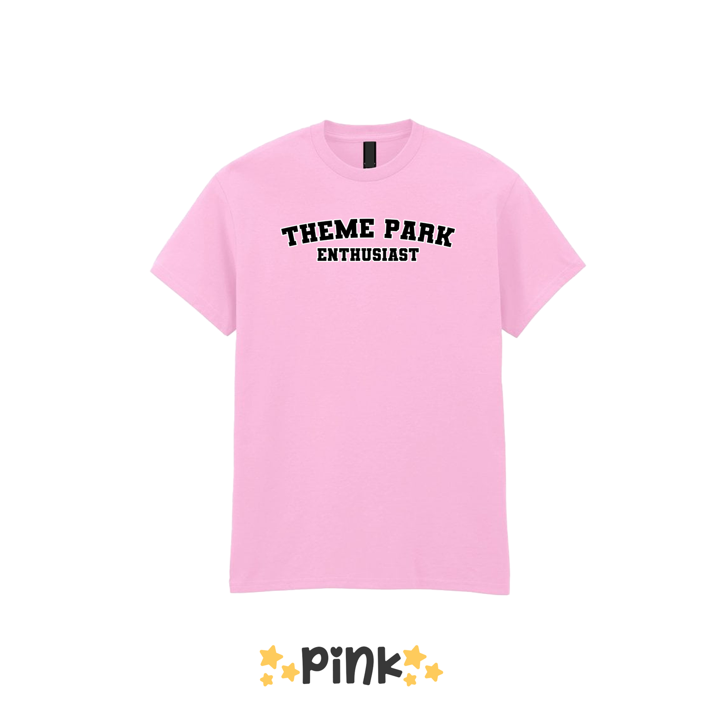 Varsity "Theme Park Enthusiast" T-Shirt