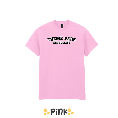 Varsity "Theme Park Enthusiast" T-Shirt