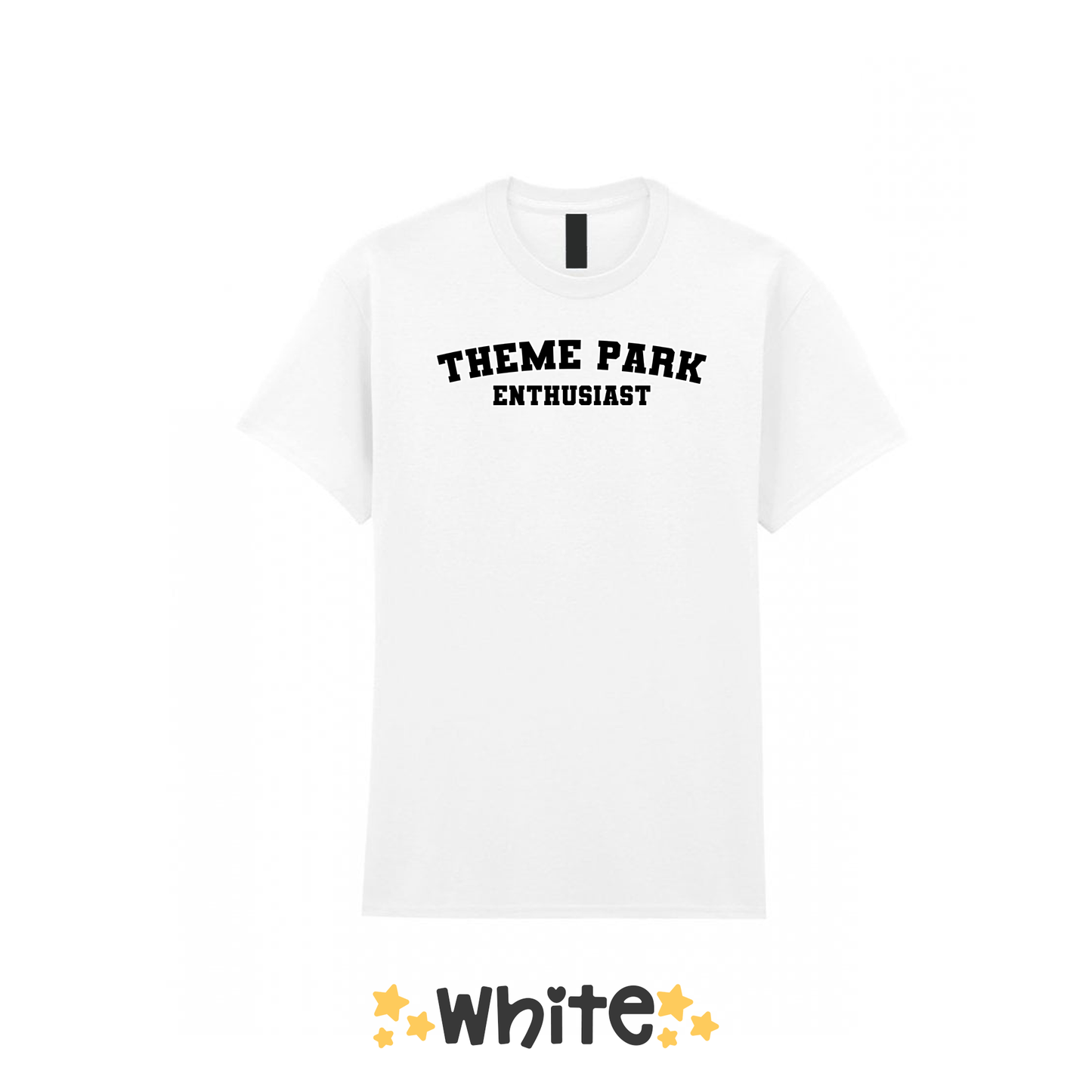 Varsity "Theme Park Enthusiast" T-Shirt