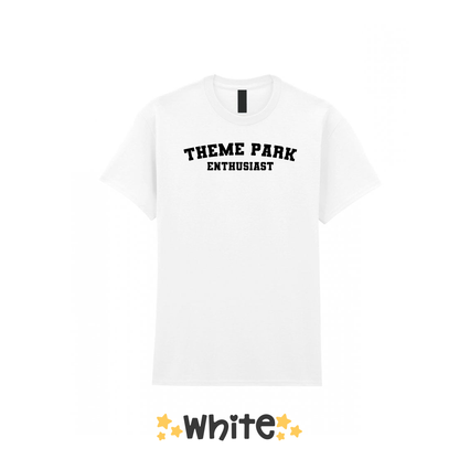 Varsity "Theme Park Enthusiast" T-Shirt